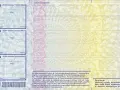 Sekcje na dowodzie rejestracyjnym pojazdu, gdzie wpisuje się daty badań technicznych. Wpis "X" oznacza potwierdzenie badania, a pola na datę i podpis wskazują na koniec dowodu rejestracyjnego.