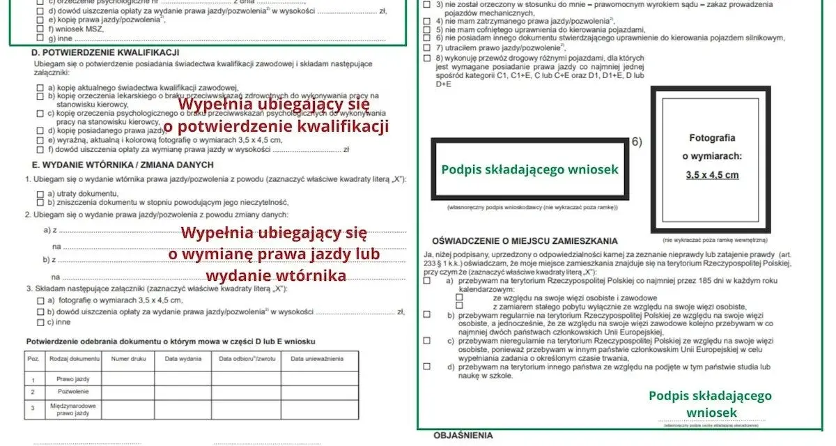 Wniosek o wymianę prawa jazdy lub wydanie wtórnika. Czy numer prawa jazdy się zmienia? Zależy od powodu wymiany.