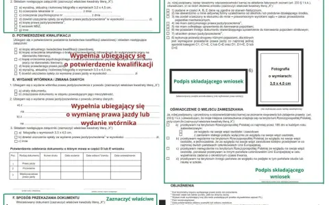 Wniosek o wymianę prawa jazdy lub wydanie wtórnika. Czy numer prawa jazdy się zmienia? Zależy od powodu wymiany.