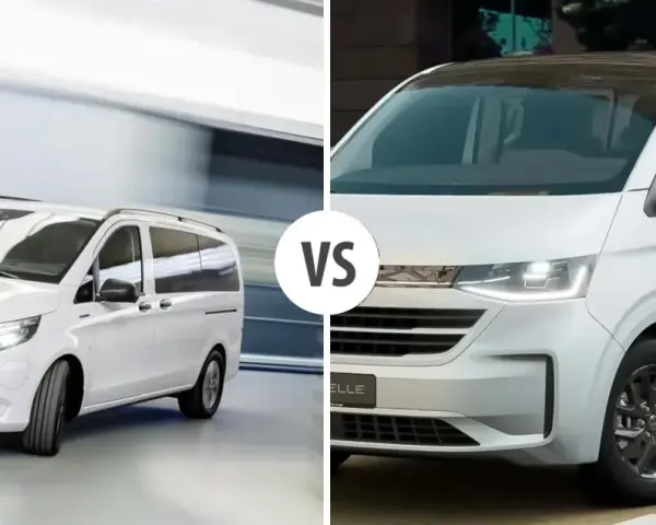 Porównanie białych busów: Mercedes-Benz Vito vs. Volkswagen Multivan. Który bus osobowy jest najmniej awaryjny?