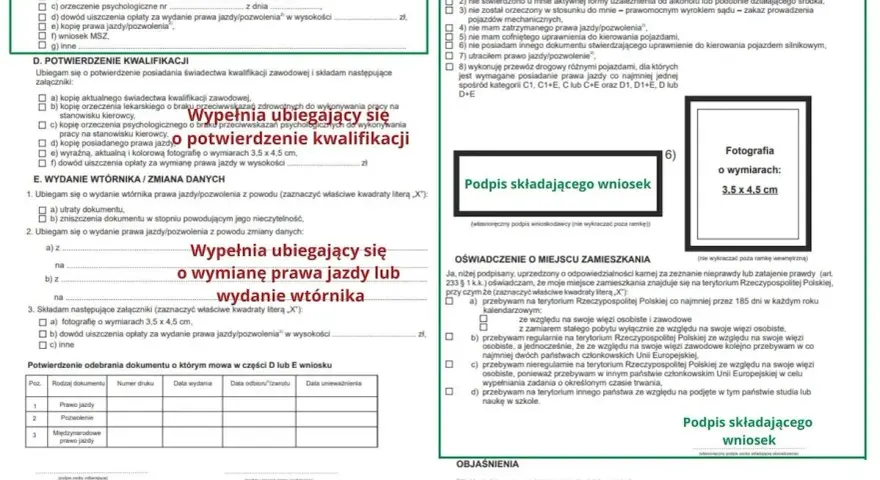 Wniosek o wymianę prawa jazdy lub wydanie wtórnika. Czy numer prawa jazdy się zmienia? Zależy od powodu wymiany.
