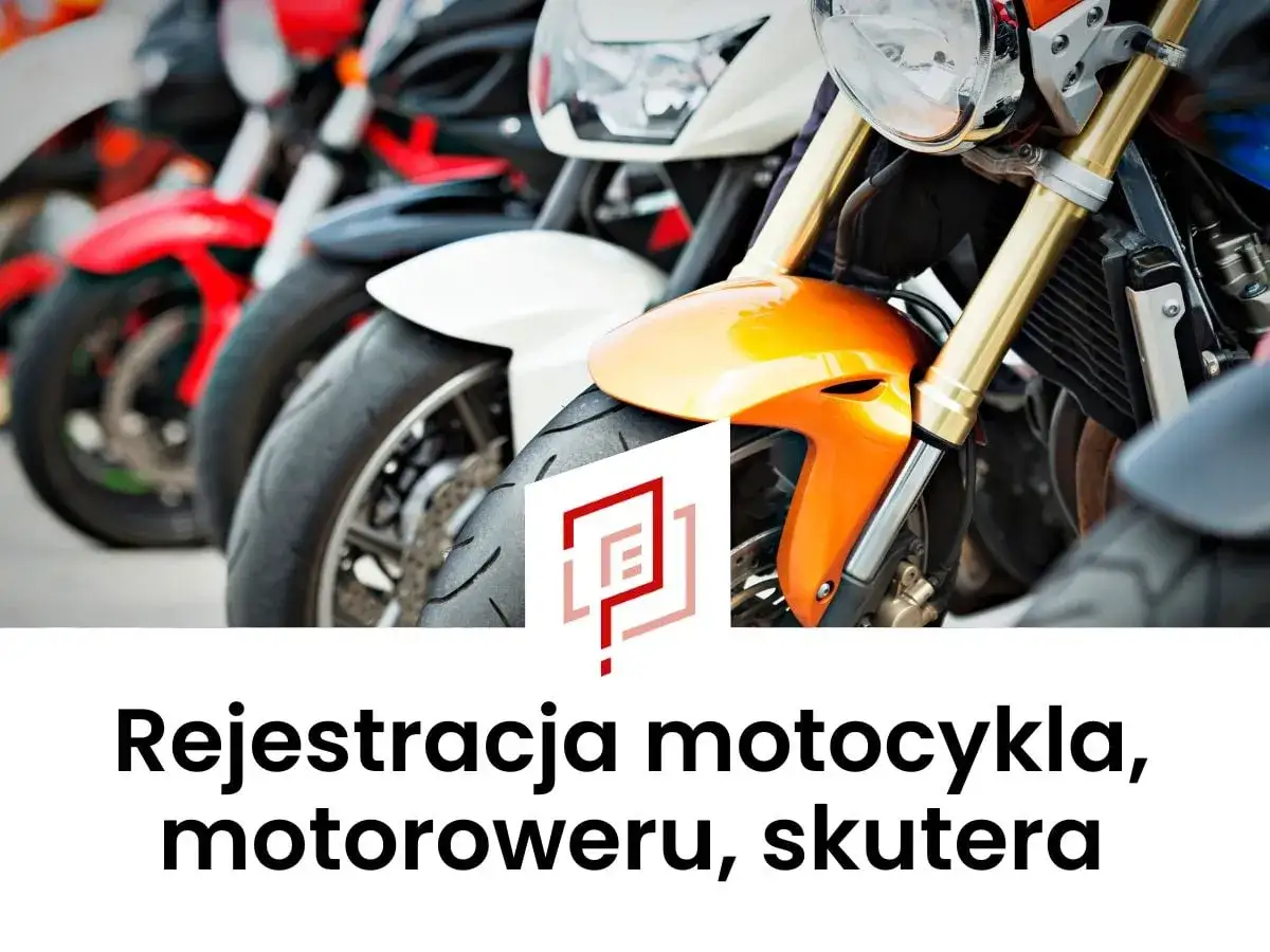 Pomoc w rejestracji motocykla z zagranicy. Rząd motocykli, gotowych do drogi.